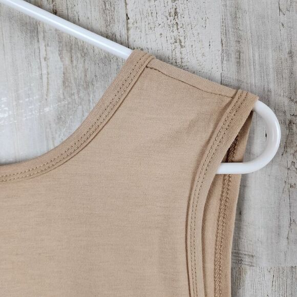 LuLaRoe Grin & Bear It Graphic Tank Top Tan 3XL - Picture 10 of 10